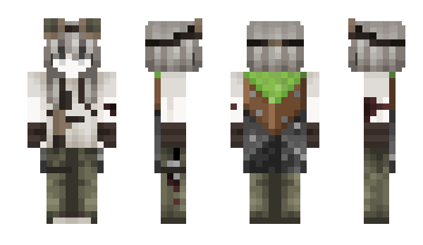 Minecraft skin GrRo