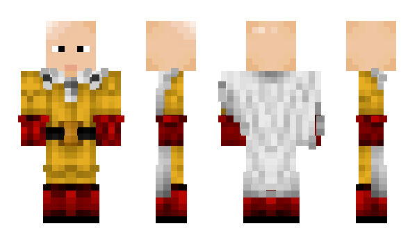 Minecraft skin Saitamaaaaaa