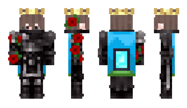 Minecraft skin TEMHblN_PRINCE