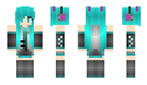 Minecraft skin Unibunny