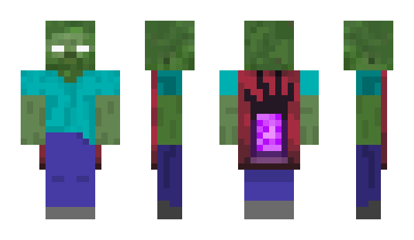 Minecraft skin Zomebi