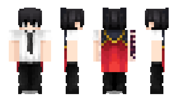 Minecraft skin FluxoSenpaii