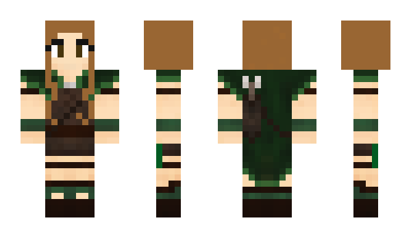 Minecraft skin Girl1800