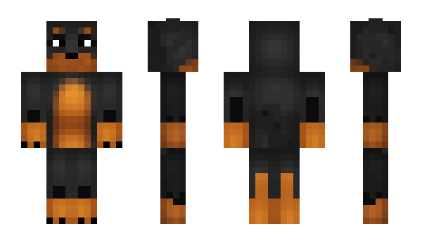 Minecraft skin black_bare