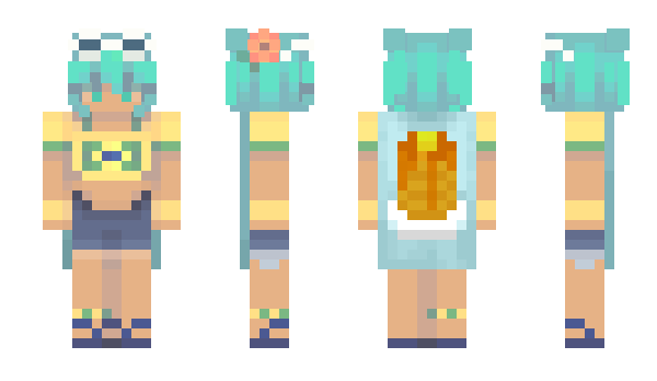 Minecraft skin Y2zy