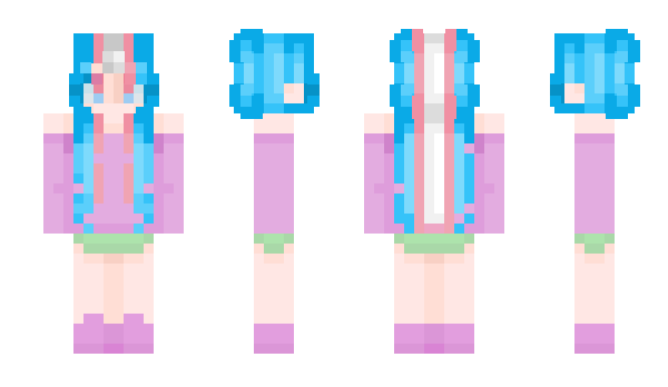 Minecraft skin FluffyEwe