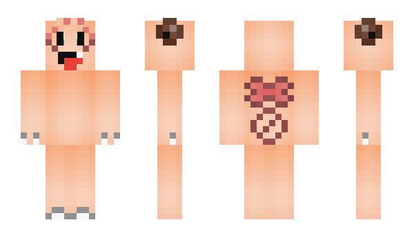 Minecraft skin Cleffa