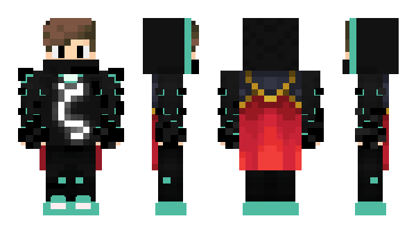 Minecraft skin ProxelFox