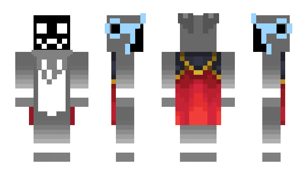 Minecraft skin ProxelFox
