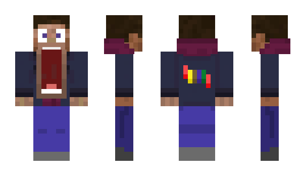 Minecraft skin ScaredSteve