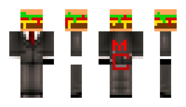 Minecraft skin hamburger37