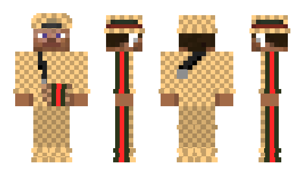 Minecraft skin gitaraman