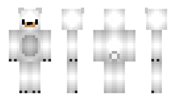 Minecraft skin polarbearski