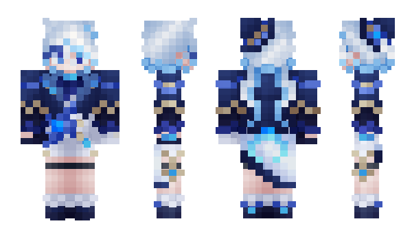 Minecraft skin TheAlbinoNoob
