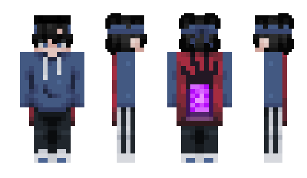 Minecraft skin LunarFlux