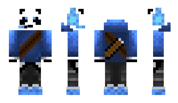 Minecraft skin DeBlueNinja