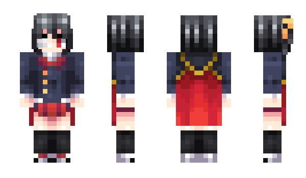 Minecraft skin Misaki_Mei