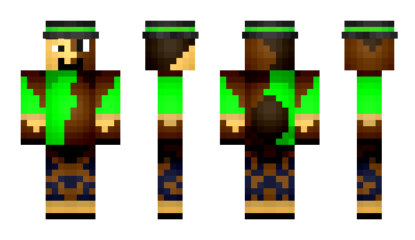 Minecraft skin HalfSquirrel