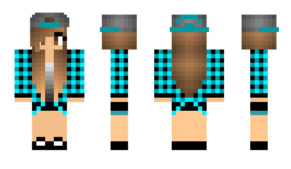 Minecraft skin luuciada