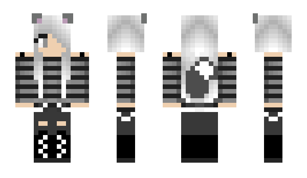 Minecraft skin SilverFrog