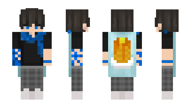 Minecraft skin BlueSc4rfOG_