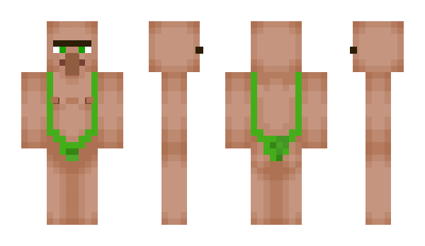 Minecraft skin bikinibob