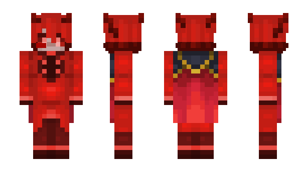 Minecraft skin Le_Loup_Rouge