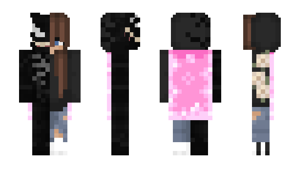 Minecraft skin Vxki