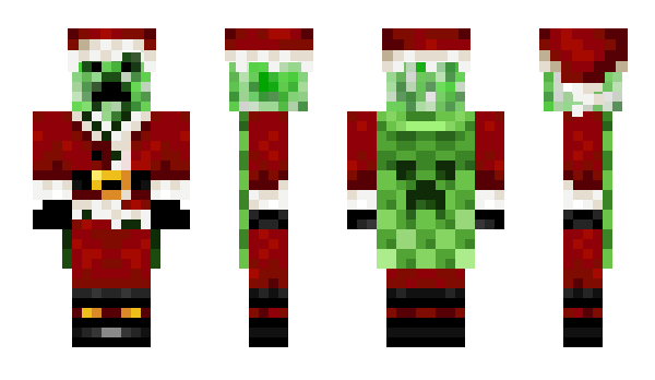 Minecraft скін по ніку HolidayCreeper