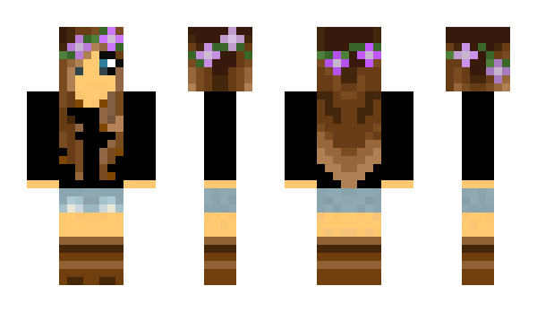 Minecraft skin BlueEA