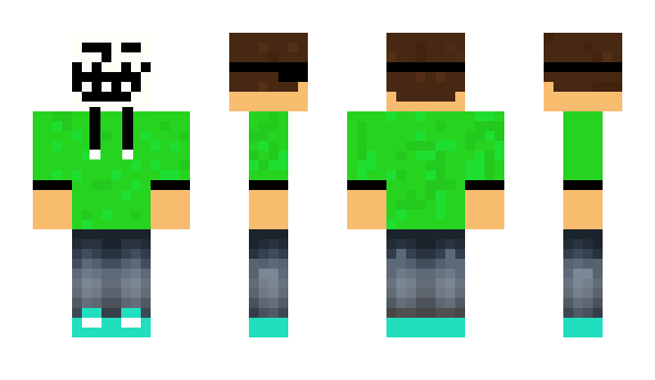 Minecraft skin Bomj007