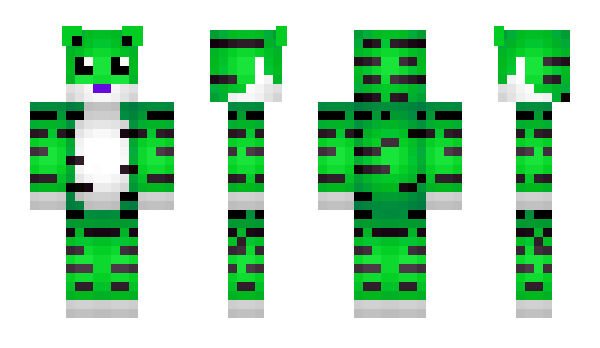 Minecraft skin Slime_tiger