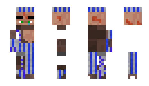 Minecraft skin HillKing