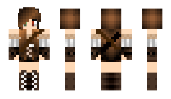 Minecraft skin Capgirl
