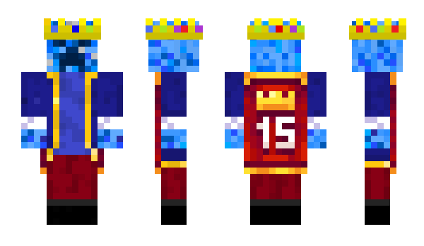 Minecraft skin CryoCreeper
