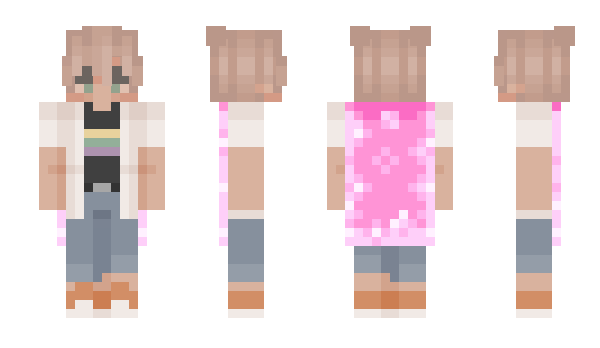 Minecraft skin iluvsaturn