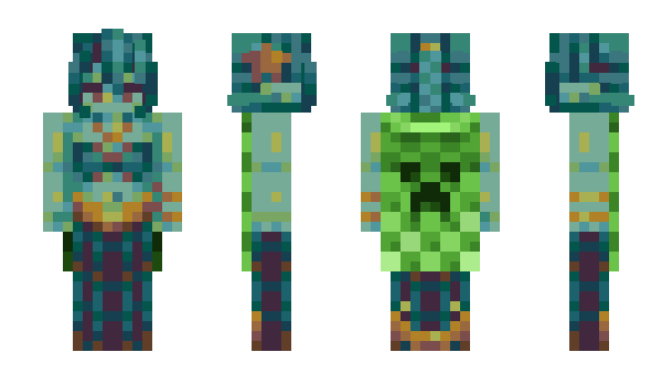 Minecraft skin Scylla