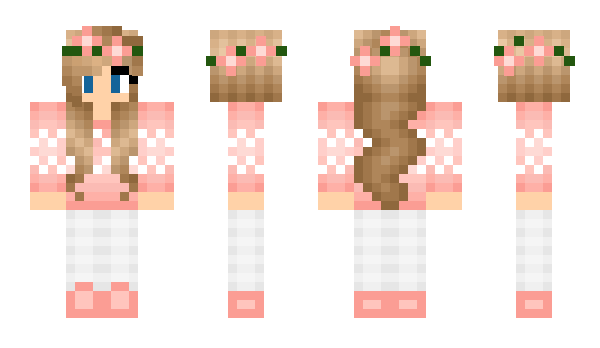 Minecraft скин по нику WomenGirl