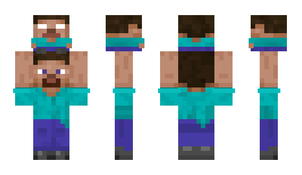 Bacon Hair  Minecraft Skin