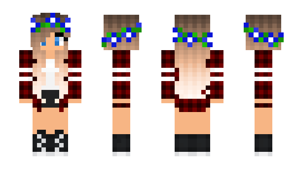 Minecraft скин по нику Niniiobo