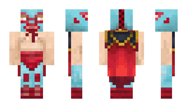 Minecraft skin HappyLucha