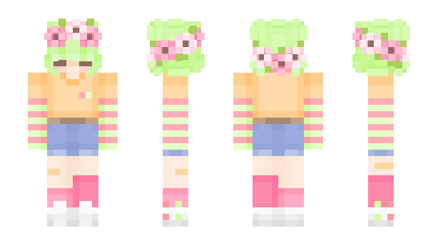 Minecraft скин по нику AiRuby