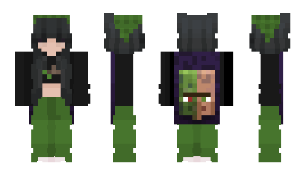 Minecraft скін по ніку B4CKQUEEN