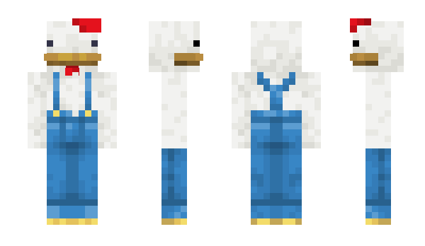 Minecraft skin RecycledChicken