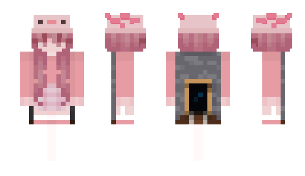 Minecraft скин по нику NMHF