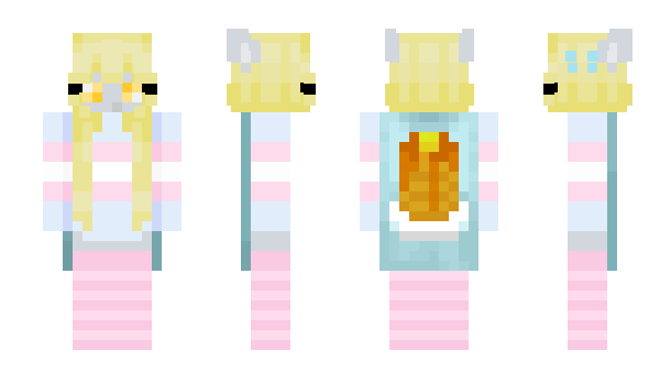 Minecraft скин по нику PrettyTransWoman