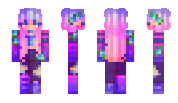 Minecraft скин по нику AmethystX