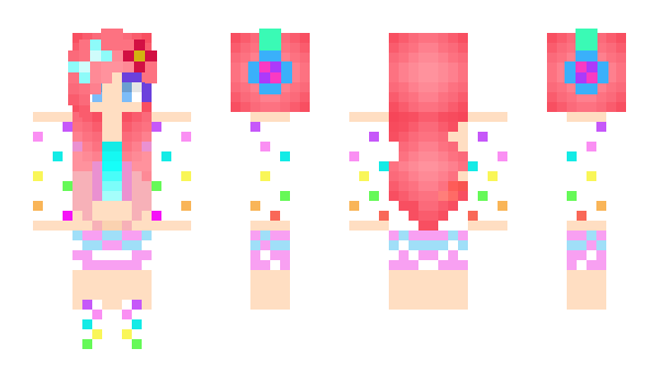 Minecraft skin CandyHead