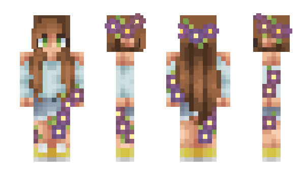 Minecraft skin Princess_Lune