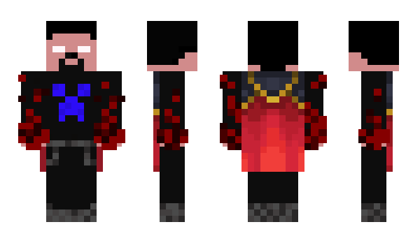 Minecraft skin BlackHerobrine